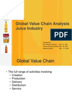 GVC Analysis Juice Industry