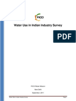 Water Use Indian Industry Survey Results