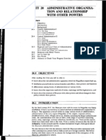 2 - Administrative Organization and Relationship With Other Powers PDF