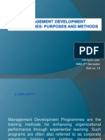 Management Developement Programmes