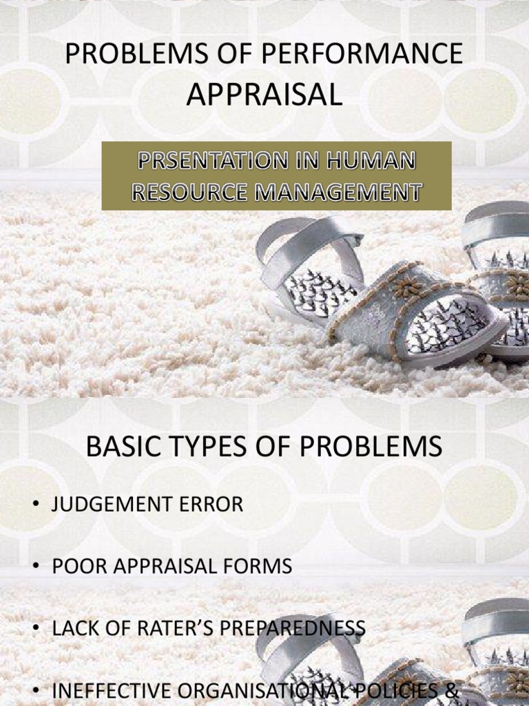 Problems of Performance Appraisal | PDF