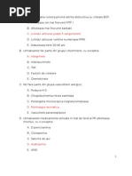 grile reumatologie