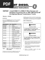 Download Detroit Diesel Series 60 DDEC II to DDEC IV conversion  18SP546 by wild045 SN151684895 doc pdf