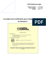Les Enjeux de La Certification Pour Lafarge Maroc - Usine de Tetouan II