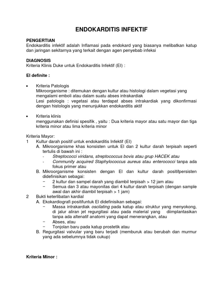 Endokarditis Infektif