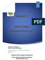 Injectarea maselor plastice