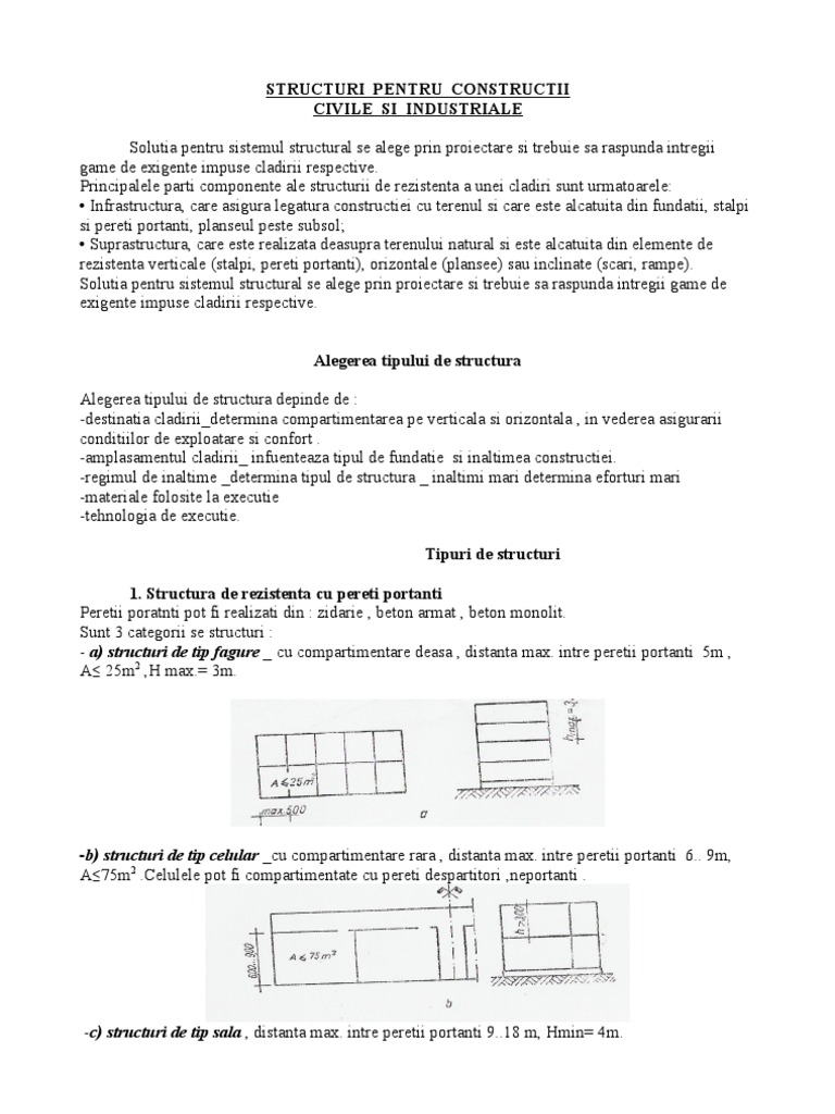 Structuri Pentru Constructii | PDF