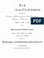 Dieupart Six Suittes de Clavessin (Harpsichord Version)