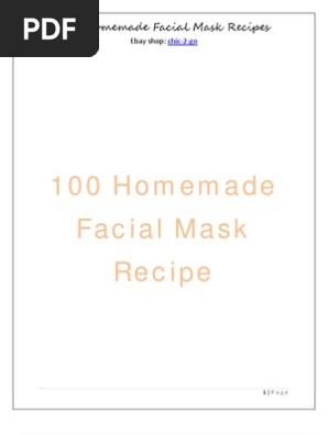 Face Masks Recipes