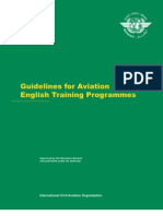ICAO Circular 323 Guidelines For Aviation English Training Programmes PDF
