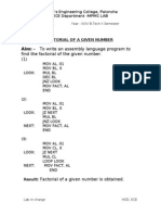 Factorial of A Given Number