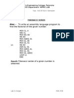 Aim: - To Write An Assembly Language Program To: Find The Factorial of The Given Number