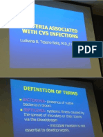 3 - Bacteria Associated With CVS Infections 3