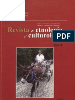 Revista de Etnologie Si Culturologie Vol. VI