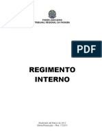 Regimento Interno TRE-PB