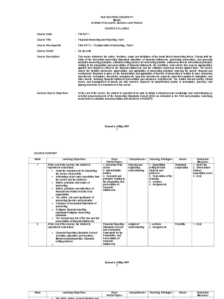 Financial analysis introduction example image