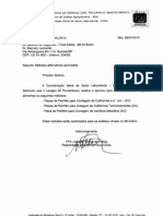 Carta de Aprovação Petrifilm