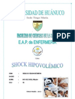 Shock Hipovolémico