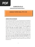 Marketing Plan Paper Mill