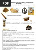 PRINCIPAIS INSTRUMENTOS DE NAVEGAÇÃO UTILIZADOS NA ÉPOCA DAS GRANDES NAVEGAÇÕES