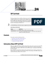 SIP Call Hold and SDP Interworking