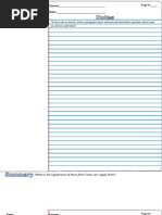 note taking template