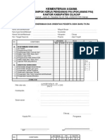 Instrumen Monitoring Penerimaan Dan Orientasi Peserta Didik SD MI RA TK