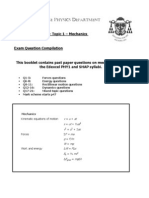 Unit1 Topic1 Mechanics Exam Question Comp PDF