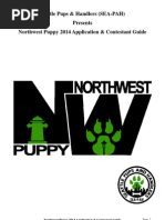 Seattle Pups & Handlers (SEA-PAH) Presents Northwest Puppy 2014 Application & Contestant Guide