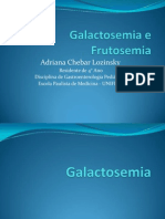 Galactosemia e Frutosemia