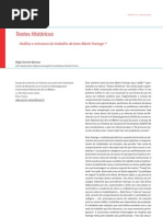 Art BONNAZ Analise Trabalho de Faverge 2009