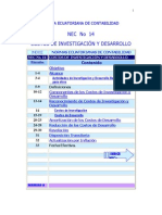 NEC 14 Costos de investigación y desarrollo