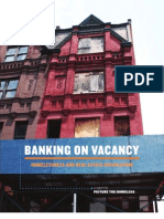 Banking On Vacancy - Homelessness and Real Estate Speculation