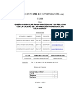 Segundo Informe de Investigacion 2013 Copia