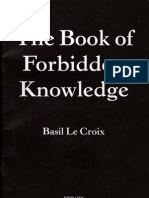 Book of Forbidden Knowledge. Basil Lacroix Aka Basil Crouch