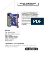 Universal Isolated Network Adapter Fa-Isocon