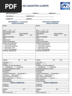 Ficha Cadastral - Grupo Mendes