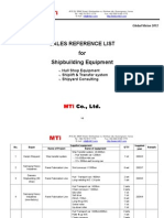 2.1 Sales Reference List For Shipbuilding Equipment - MTi-1