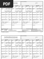 DA Form 705: APFT Card