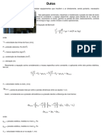 Dimensionamento de Dutos