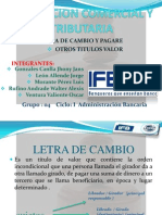 Tipos de títulos valores: letra de cambio, pagaré y otros instrumentos financieros