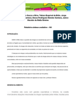 Relatório sobre prevenção ao uso de drogas na escola