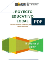 Proyecto Educativo Local