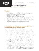 Download Napoleon Revision Notes by webby88 SN15181251 doc pdf