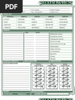 Shadowrun 4 Interactive Character Sheet