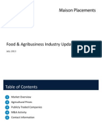 Food & Agribusiness Industry Update - July 2013