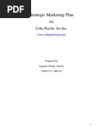 Download Strategic Marketing Plan of Cebu Pacific Air by jangaile_alfelor SN151819049 doc pdf
