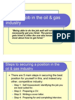 Getting A Job in The Oil & Gas Industry