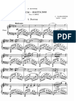Sheetmusic Rachmaninoff Morceaux de Fantaisie 3fantasy Pieces 1