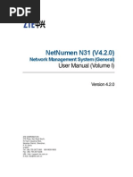 ZTE-Netnumen N31 User Manual Vol 1